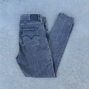 Levi’s Women 721 High Rise Skinny‎ Gray Jeans